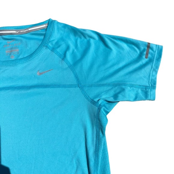 Nike Running Dri Fit Shirt Womens Short Sleeve Lightweight Stretch Extra Small - Picture 2 of 11